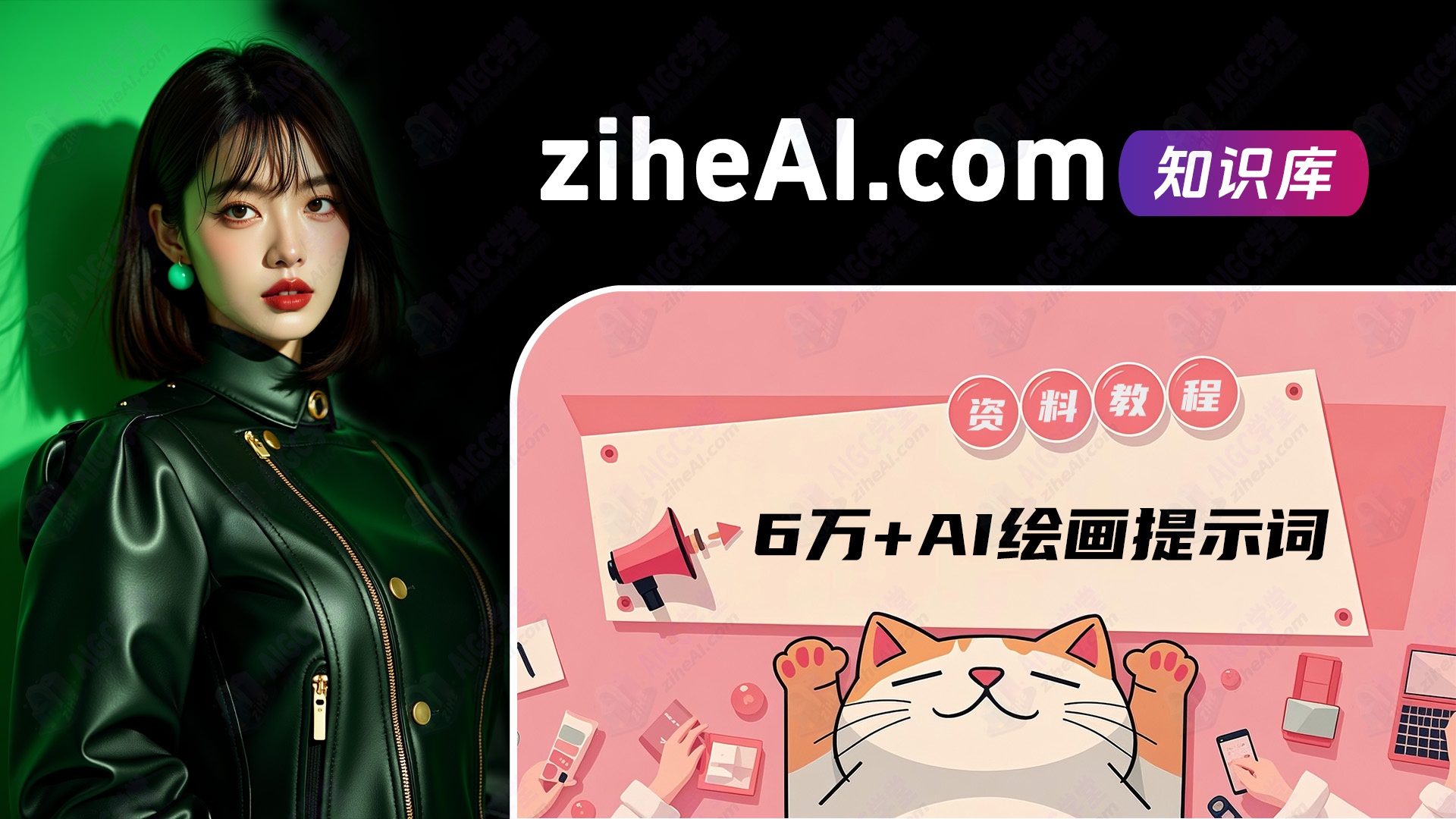 60000+AI绘画TAG提示词，关键词汇总(含成品效果图)