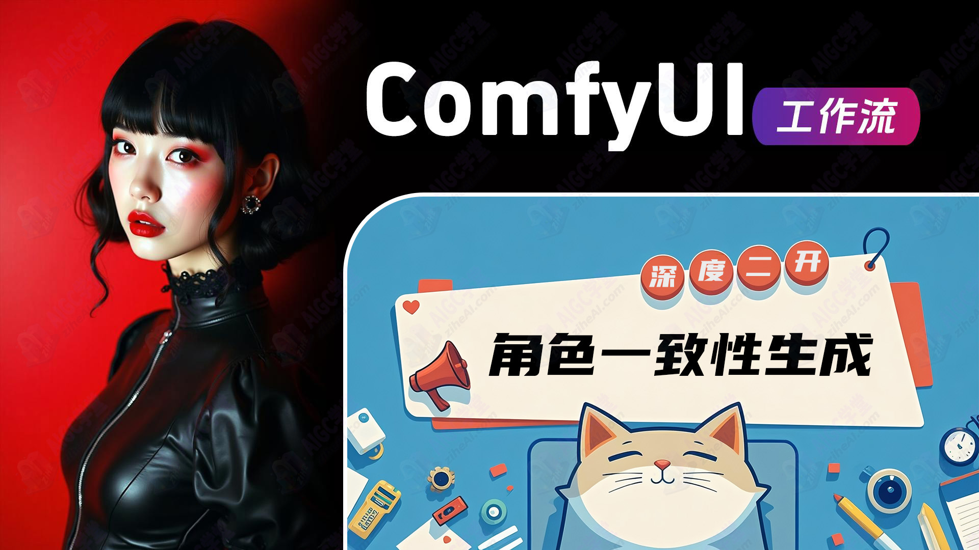 1.29角色一致性F1.Lora训练素材生成工作流(自主二开)